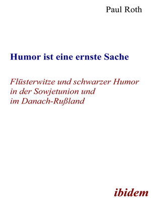cover image of Humor ist eine ernste Sache